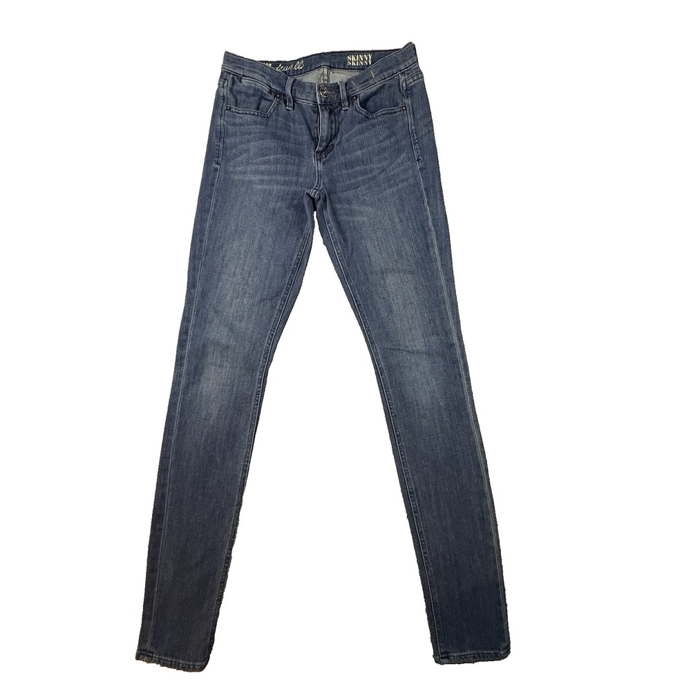 Madewell Women's 27.5x32.5 Blue Stretch Low Rise Skinny Jeans SEE DESCRIPTION